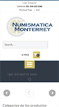 Mobile Screenshot of numismaticamonterrey.com